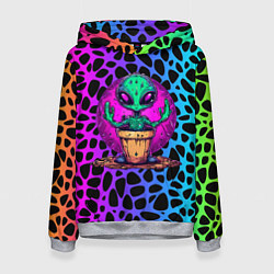 Женская толстовка Кактус инопланетянин