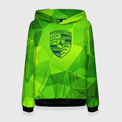 Женская толстовка Porsche green poly