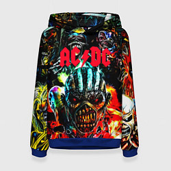 Женская толстовка ACDC рок монстры