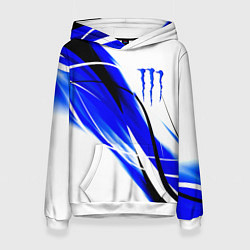 Женская толстовка Monster energy линии абстракции
