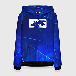 Толстовка-худи женская Limp Bizkit blue poly, цвет: 3D-черный