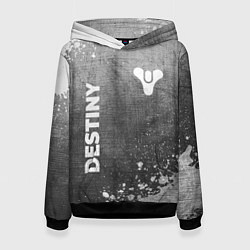 Женская толстовка Destiny - grey gradient вертикально