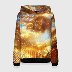 Женская толстовка Блестящая золотая текстура