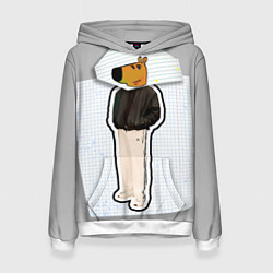 Женская толстовка Чиловый парень - свидетель мем