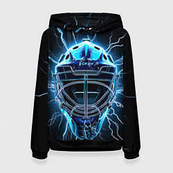 Женская толстовка Маска голкипера в молниях