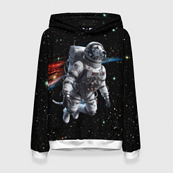 Женская толстовка The dalmatian brave cosmonaut - ai art