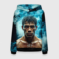 Женская толстовка Артуро Гатти в дыму