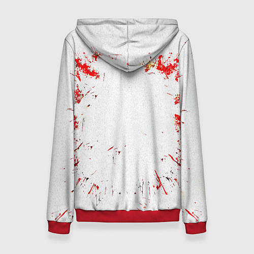 Женская толстовка Красные бойцовские перчатки на белом / 3D-Красный – фото 2