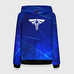 Женская толстовка The Last Of Us blue poly