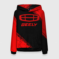 Женская толстовка Geely - red gradient