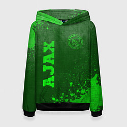 Женская толстовка Ajax - green gradient вертикально