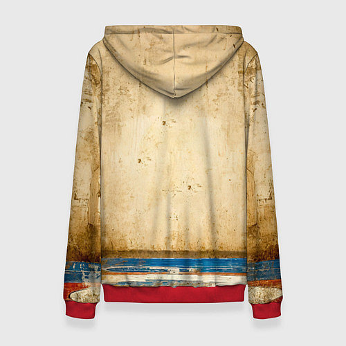 Женская толстовка Греко-римский борец на бежевом / 3D-Красный – фото 2