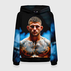 Женская толстовка Дастин Порье в дыму