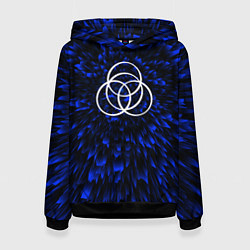 Толстовка-худи женская Elden Ring blue energy, цвет: 3D-черный