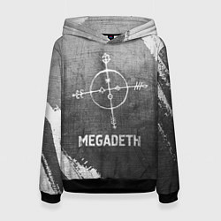 Женская толстовка Megadeth - grey gradient