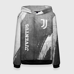 Женская толстовка Juventus - grey gradient вертикально
