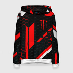 Женская толстовка Monster energy sport geometry