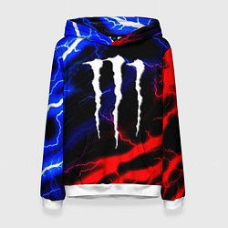 Женская толстовка Monster energy молнии неон