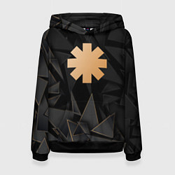 Женская толстовка Red Hot Chili Peppers golden poly