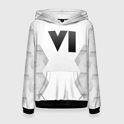 Женская толстовка GTA 6 white poly