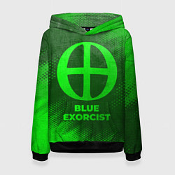 Женская толстовка Blue Exorcist - green gradient