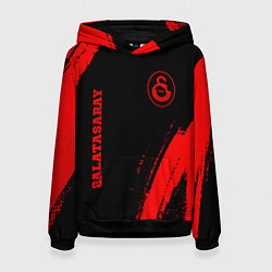 Женская толстовка Galatasaray - red gradient вертикально