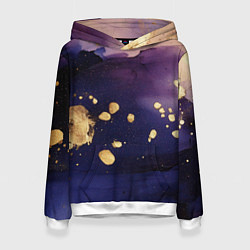 Женская толстовка Золотая краска на текстуре