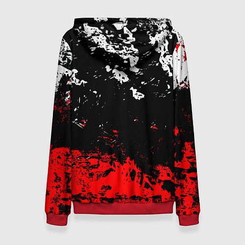 Женская толстовка Nasa краски / 3D-Красный – фото 2