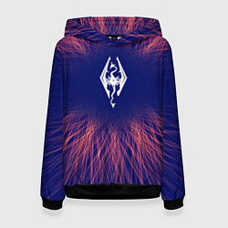 Женская толстовка Skyrim red energy