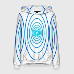 Женская толстовка Овалы с свечением