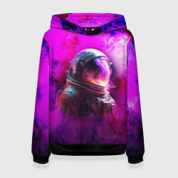 Женская толстовка Космонавт красочный