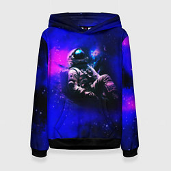 Женская толстовка Астронавт в пучине