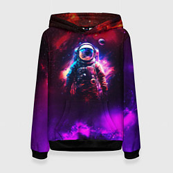 Женская толстовка Космонавт пламенный