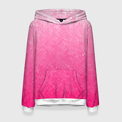 Женская толстовка Розовый градиент с узором