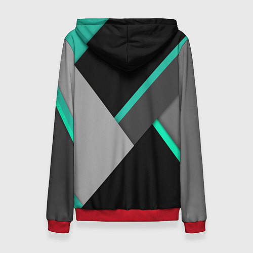 Женская толстовка Multicoloured / 3D-Красный – фото 2