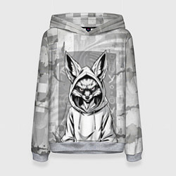 Женская толстовка Фенек в балахоне