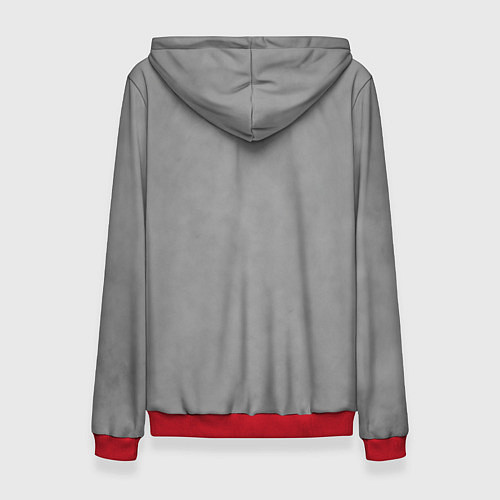 Женская толстовка Мертвый самурай призрак / 3D-Красный – фото 2