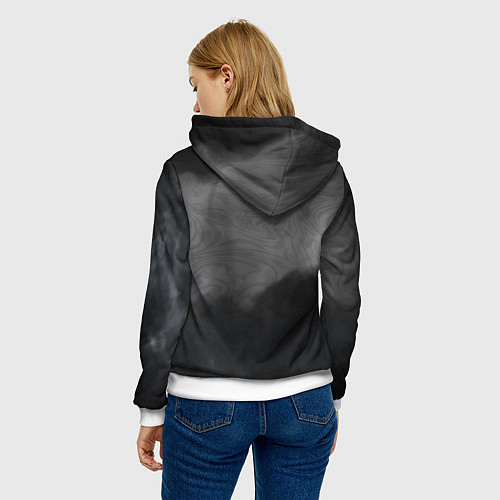 Женская толстовка Ситлали и Оророн / 3D-Белый – фото 4