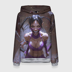 Женская толстовка Сумасшедшая Милина