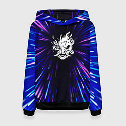 Женская толстовка Cyberpunk 2077 neon energy