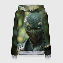 Женская толстовка Reptile green Mortal kombat
