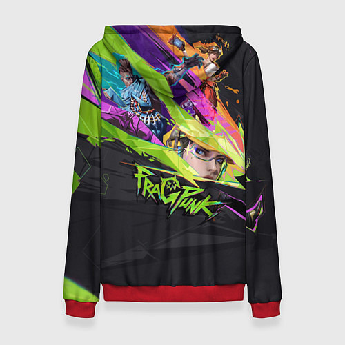 Женская толстовка Fragpunk / 3D-Красный – фото 2