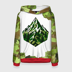 Женская толстовка Камуфляж альпениста