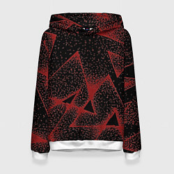 Женская толстовка Triangles with dots