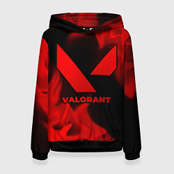 Женская толстовка Valorant - red gradient