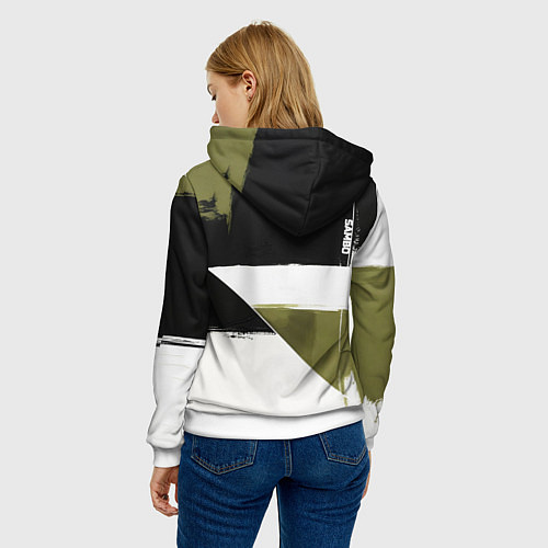 Женская толстовка Русское самбо / 3D-Белый – фото 4