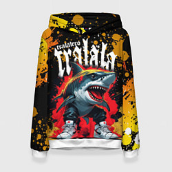 Женская толстовка Тралалера Тралала брейнрот мем - Акула в кроссовка