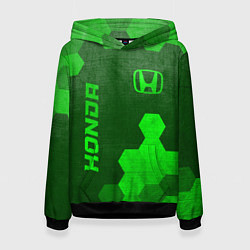 Женская толстовка Honda - green gradient вертикально