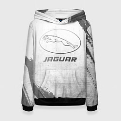 Женская толстовка Jaguar - white gradient
