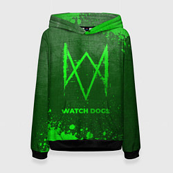 Женская толстовка Watch Dogs - green gradient